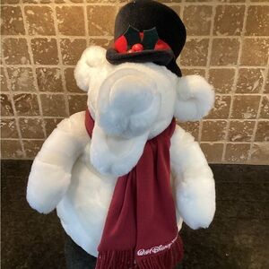 Disney Tigger Snowman Plush Christmas Themed